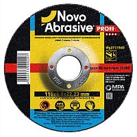 Круг зачисний по металу NOVOABRASIVE Profi 115х6,0х22,23 мм (WG2711560)