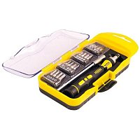 Викрутка з набором прецизійних біт MASTERTOOL 18 шт (40-0162)