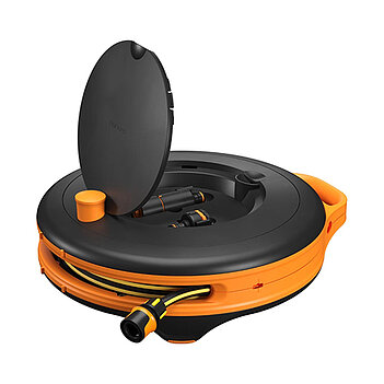 Катушка со шлангом Fiskars S 15 м с набором аксессуаров (1071660)