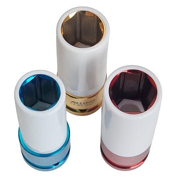 Набір головок 6-гранних ударних подовжених Alloid 1/2" 3 шт. (NUG-1721)