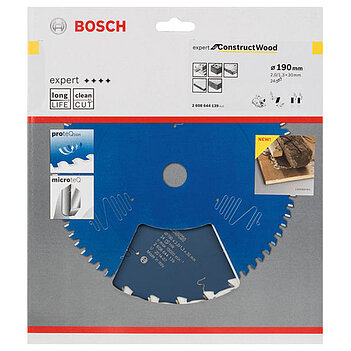 Диск пиляльний по дереву Bosch Expert for Construct 190х1,3x30мм (2608644139)
