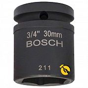 Головка торцевая 6-гранная ударная Bosch 30 мм (1608556027)