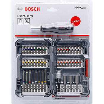 Отвертка с набором бит Bosch Customisable Screwdriver Bit Set S2 45 шт. (2607017692)