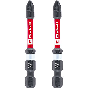 Біта ударна Pozidriv Einhell S2 1/4" PZ2 2 шт. (132140)