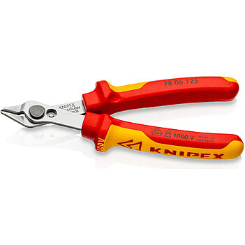 Бокорезы диэлектрические KNIPEX Electronic Super Knips прецизионные 125 мм 1000V (78 06 125)