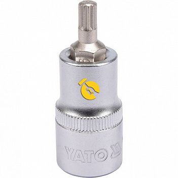 Головка торцевая с битой Spline Yato 1/2" M6 (YT-04341)