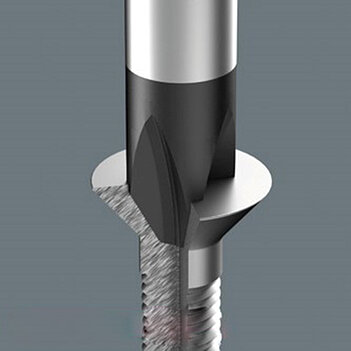 Отвертка крестовая WERA 2055 PZ1 х 80 мм прецизионная для электроники (05118032001)