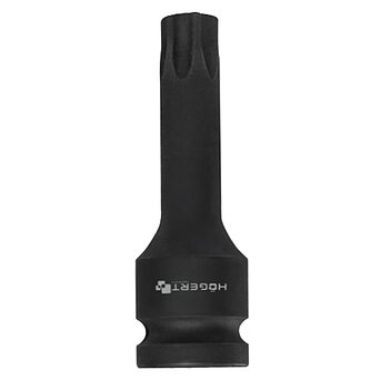 Головка торцева з бітою Torx ударна Hoegert Cr-Mo 1/2" T60 (HT4R034)
