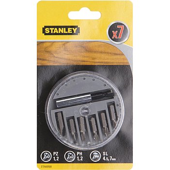 Набор бит Stanley 1/4" 7ед. (STA60500)