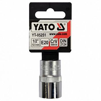 Головка торцевая Star Yato 1/2" E20 (YT-05251)