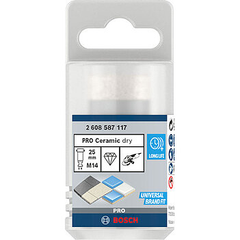 Коронка по кераміці Bosch PRO Ceramic dry 25 мм (2608587117)