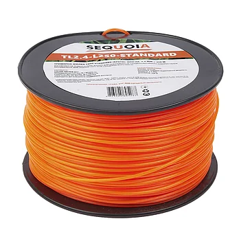 Косильная леска круглая SEQUOIA 2,4 мм / 250 м (TL2.4-L250-Standard)