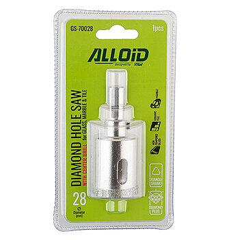 Коронка по кераміці Alloid 28 мм (GS-70028)