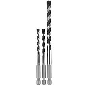 Набор сверл по бетону Bosch PRO HEX-5 Set 3 шт. (2608707003)