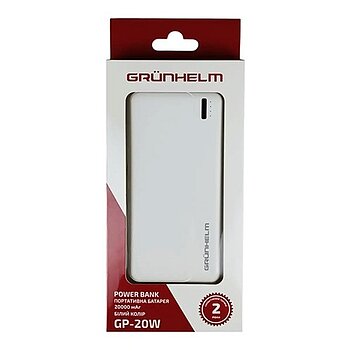 Пoвepбaнк Grunhelm GP-20W 20000 mAh (137522)