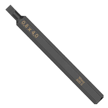 Бита ударная Slotted WERA 800 S 1/4" SL4,0 мм 1 шт. (05018140001)