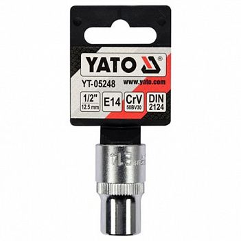 Головка торцевая Star Yato 1/2" E14 (YT-05248)