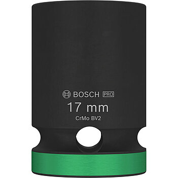 Головка торцевая 6-гранная ударная Bosch PRO Impact Socket Standart 1/2" 17 мм (2608003048)