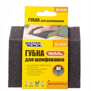 Губка шліфувальна MASTERTOOL РОМБ P320 (08-0532)