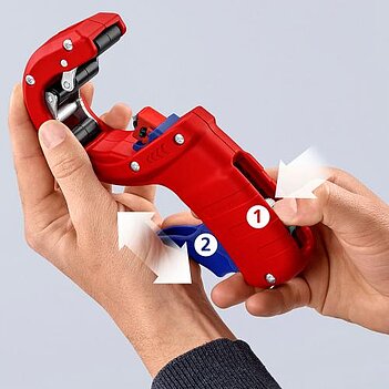 Труборез механический роликовый KNIPEX DP 50 (90 23 02 BK)