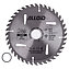 Диск пиляльний по дереву Alloid 190х30,0/25,40 мм (WS-19040)