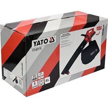 Воздуходувка аккумуляторная Yato (YT-85175) - без аккумулятора и зарядного устройства