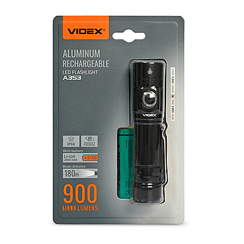 Ліхтар акумуляторний портативний VIDEX 3,7В (VLF-A353)