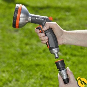 Конектор Gardena Premium 13 мм 1/2" з аквастопом (18253-20.000.00)