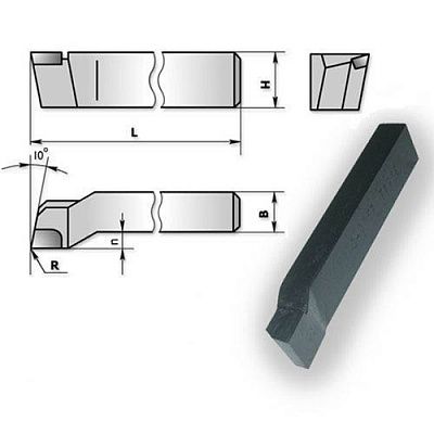 Резец проходной упорный прямой 25х20х170 ВК8
