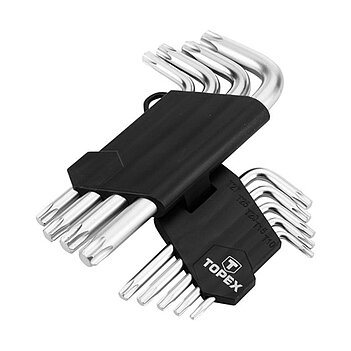 Набор ключей Torx Г-образных TOPEX Cr-V 9 ед. (35D960)