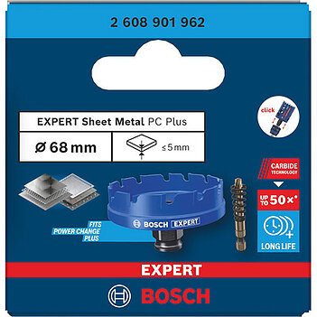 Коронка по металлу Bosch Expert Sheet Metal PC Plus HS 68 мм (2608901962)