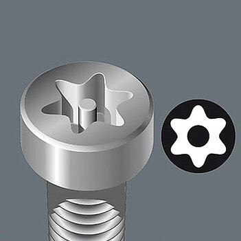 Отвертка динамометрическая с набором бит WERA Kraftform Kompakt 60 Torque 1,2-3,0 Нм 17 шт. (05059293001)