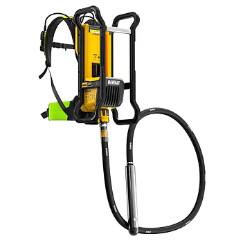 Вибратор-рюкзак для бетона аккумуляторный DeWalt POWERSHIFT (DCPS310N) – без аккумулятора и зарядного устройства