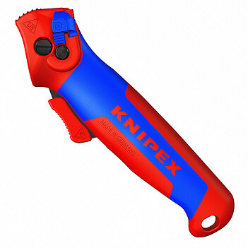 Ніж для зняття ізоляції двофункційний KNIPEX 146 мм (16 50 145 SB)