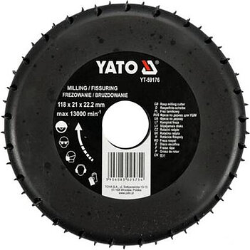 Диск-фреза шлифовальный Yato 118 х 22,2 мм (YT-59176)