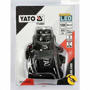 Фонарь налобный Yato (YT-08591)