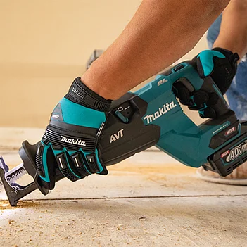 Гайковерт ударный аккумуляторный Makita + набор головок 6-гранных ударных 8 шт. + перчатки противоударные L (SET-TW005GD201-0826)