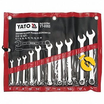 Набір ключів комбінованих Yato 10 шт (YT-0060)