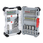 Набор бит и сверл Bosch Extra Hard Screwdriver Bit and PRO Wood Drill Bit Set 35 шт. (2607017725)