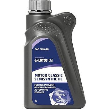 Масло четырехтактное Lotos Motor Classic Semisynthetic SG/CE 10W-40 1,0л (300070)