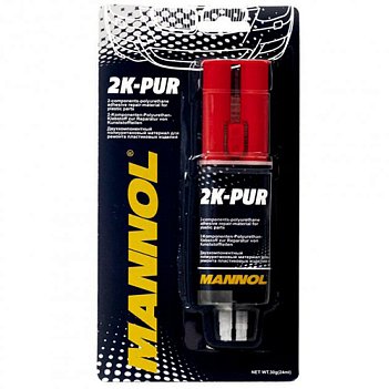 Клей двухкомпонентный MANNOL 2K-PUR 30г (9918)