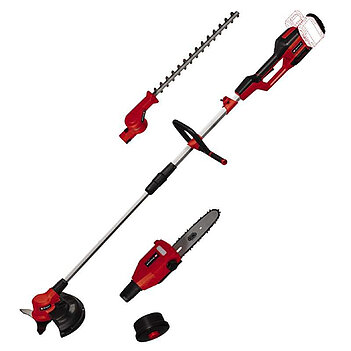 Триммер аккумуляторный Einhell + кусторез + высотрез (3410901) - без аккумулятора и зарядного устройства Триммер аккумуляторный Einhell + кусторез + высотрез (3410901) - без аккумулятора и зарядного устройства