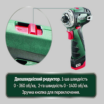 Аккумуляторная дрель-шуруповерт Metabo POWERMAXX BS (600079550)