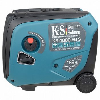 Генератор інверторний бензиновий газовий Könner & Söhnen (KS 4000iEG S)