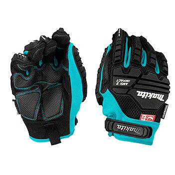 Перчатки Makita Impact-Rated M размер L / р.9 противоударные (P-84470)