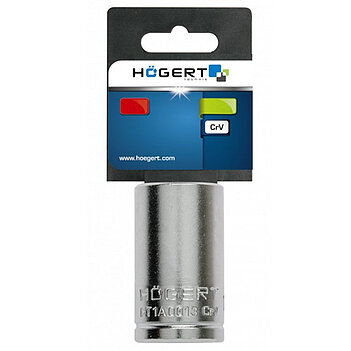 Головка торцевая 6-гранная Hoegert Cr-V 1/4" 13 мм (HT1A013)