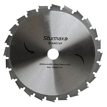 Диск для мотокоси Sturmax Professional 225-24-25,4 мм (BTAM016P)