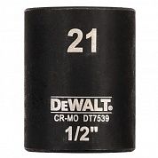 Головка торцевая 6-гранная ударная DeWalt IMPACT 1/2" 21мм (DT7539)