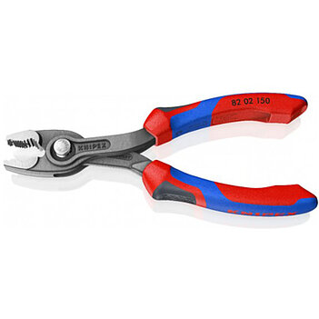 Плоскогубці KNIPEX TwinGrip Cr-V 150 мм (82 02 150)