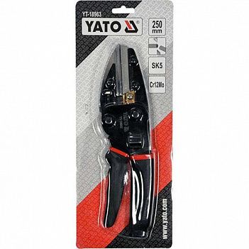 Ножиці по металу універсальні Yato 250мм (YT-18963)
